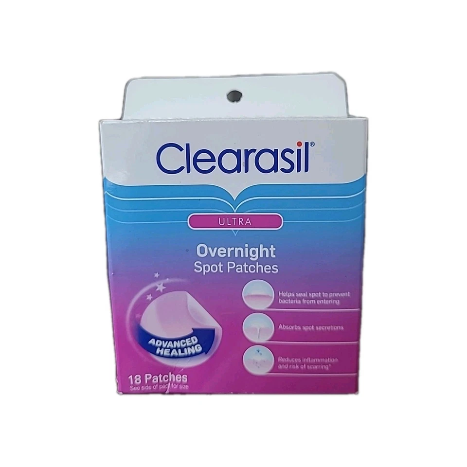 Clearasil Ultra Overnight Spot Patches 18-Count Exp 06/2027 - Image 1 of 1