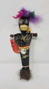 Vintage New Orleans Voodoo Puppen Authentic Falk Art Strohkörper Handarbeit  - Bild 1 von 6