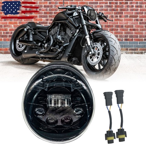LED Headlight For Harley Davidson VROD V-Rod VRSC VRSCA VRSCDX Muscle ...