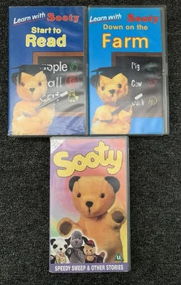 Sooty Vhs Video Tapes Bundle X3 - Image 1 of 3