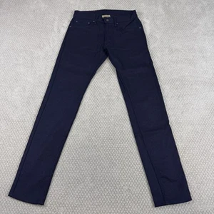 Jeans Railcar Fine Goods 12 oz Sashiko indaco denim taglia 31x34 made in USA tessuto - Foto 1 di 11