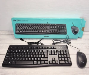 Logitech MK120 Wired Keyboard and Mouse Combo Set - Afbeelding 1 van 6