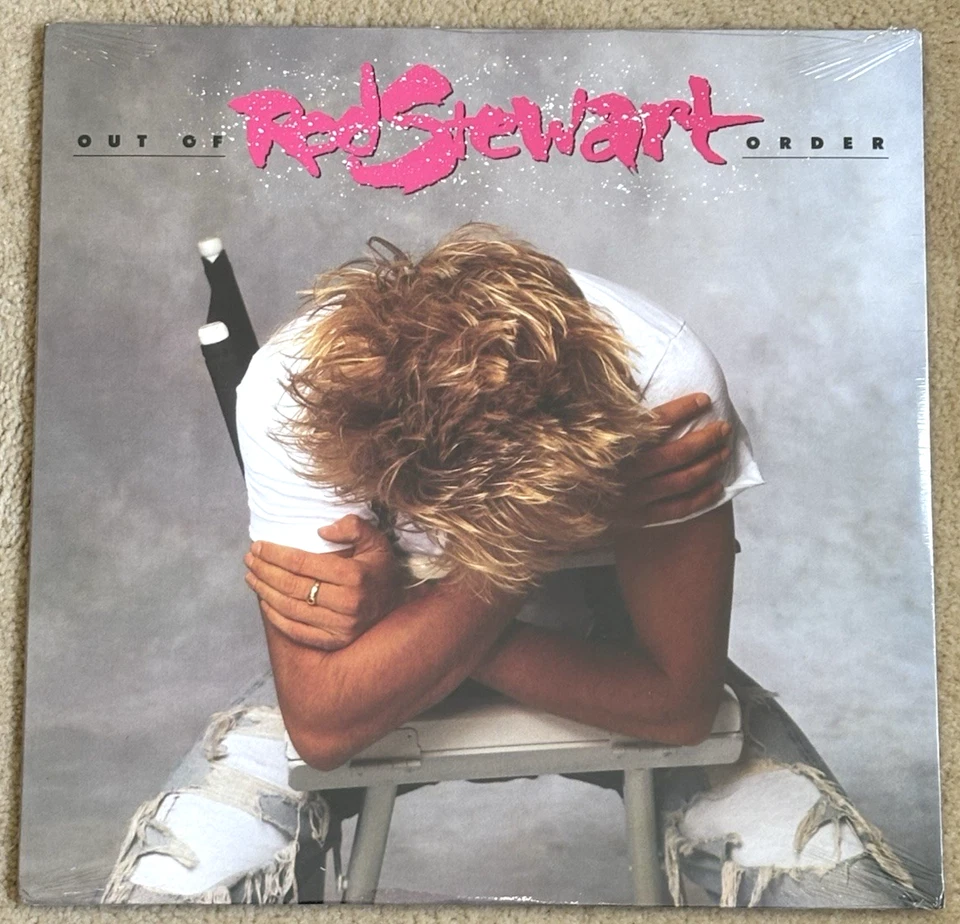 ROD STEWART - Out of Order (1988) Vinyl LP Record. FACTORY SEALED - Image 1 of 2