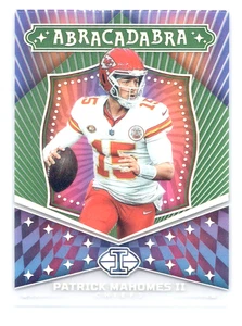 2024 Panini Illusions - Patrick Mahomes II Abracadabra Acetate Emerald Green - Picture 1 of 3