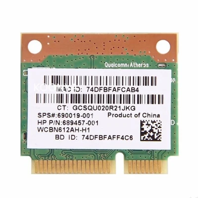 Genuine HP Atheros QCWB335 OEM WiFi Wireless Card 689457-001 690019-001 TESTED - Image 1 of 4