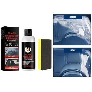 Professional Car Glass Cleaning Paste with Sponge for Enhanced Driver Safety - Picture 1 of 7