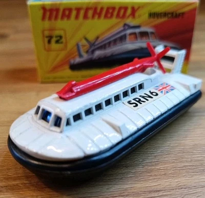No.72-Original"Matchbox Superfast"-Hovercraft 1972-Mit OVP -Mark 4- TOP Zustand  - Bild 1 von 4
