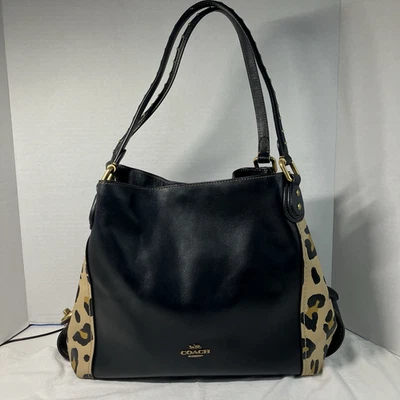 Coach Edie 31 Leopard Shoulder Bag Excellent Used Condition 32728 - Image 1 of 4