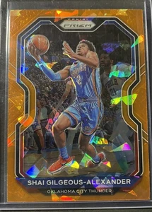 2020-21 PRIZM SHAI GILGEOUS-ALEXANDER ORANGE CRACKED ICE #118 OKC THUNDER - Bild 1 von 2