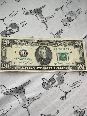 old 20 dollar bill 1998 A - Image 1 of 2