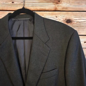 Hickey Freeman Collection Nordstrom Boardroom 100% Wolle dunkelgrau Gr. 44 lang - Bild 1 von 9