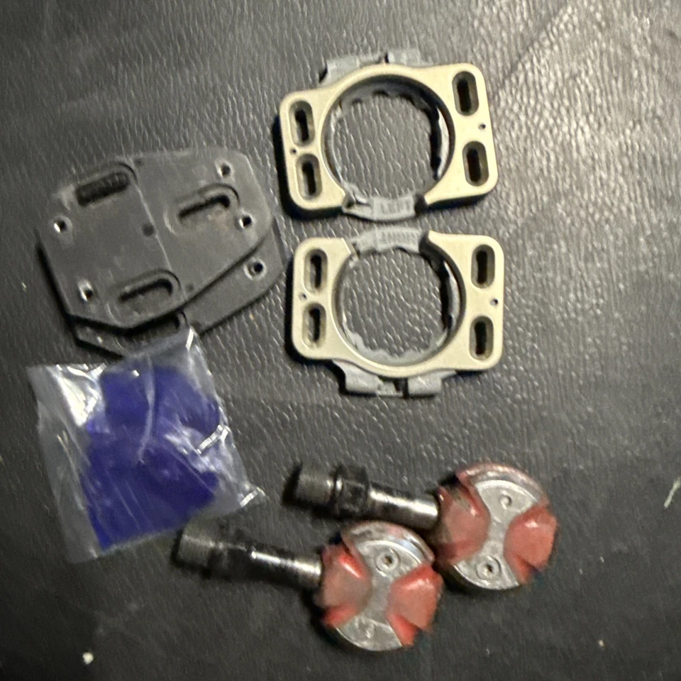 Speed play Used Zero Pedals And New Cleats And Adapter For Three Bolt Shoes - Image 1 of 4