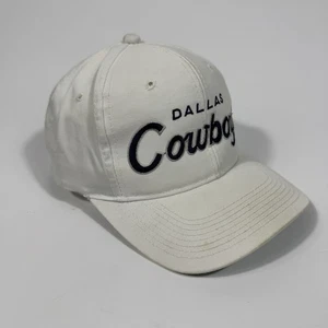 Cappello Berretto Dallas Cowboys Vintage Scritta SnapBack Sports Specialties Bianco NFL Raro - Foto 1 di 7