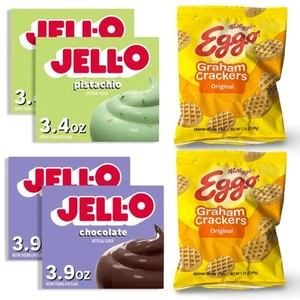 Dubai Chocolate Kit With Jell-O Pistachio & Chocolate Pudding With Eggo Waffle G - Picture 1 of 8