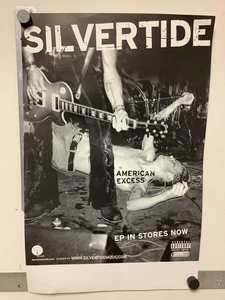 Silvertide Band American Excess Promo Poster 11x17 LESEN - Bild 1 von 6