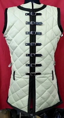 Medieval Gambeson, Celtic Viking Jacket , Larp Sleevesless Gambeson - Image 1 of 3