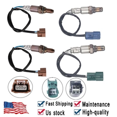 Sensor de oxígeno O2 ascendente+abajo 4 piezas para Nissan NV1500 NV2500 NV3500 2012-2019 4,0 L V6 Foto 1 de 4