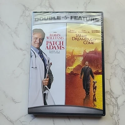 Patch Adams & What Dreams May Come NEW Sealed DVD Robin Williams FAST SHIPPING! - Image 1 of 4