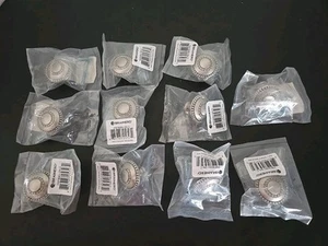 (11) Satin Nickel Round Cabinet Knobs 1-3/4" Size. All NEW, in Sealed Packages! - Picture 1 of 4