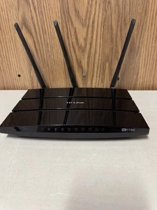 TP-LINK Archer C7 AC1750 Wireless Dual Band Gigabit Router Tested Works No Cord! - Picture 1 of 4