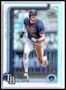 2025 Topps Chrome Josh Lowe Refractor #111 Rays - Picture 1 of 10
