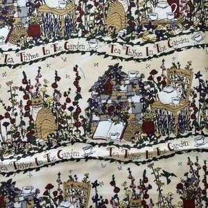 “Tea Thyme In The Garden” By Deb Strain For Moda Fabrics Cotton 18 x 44” Piece - Picture 1 of 9