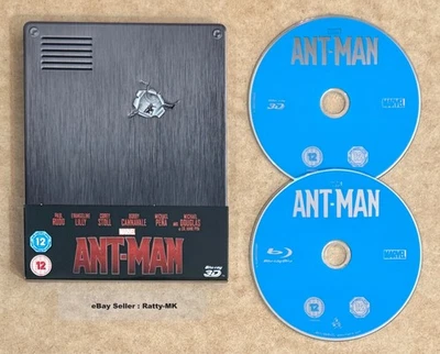 ANT-MAN - UK EXCLUSIVE 3D + 2D BLU RAY STEELBOOK (READ DESCRIPTION) - Image 1 of 4