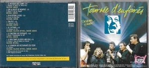 CD 8 TITRES LES ENFOIRES HALLYDAY/MITCHELL/GOLDMAN/SARDOU/SANSON 1989 - Picture 1 of 2