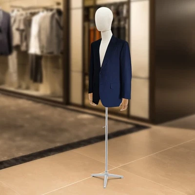 Современная подвижная мужская форма платья с регулируемой высотой для демонстрации одежды НОВАЯ - Изображение 1 из 4