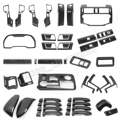 Carbon Fiber Dashboard Instrument Panel Cover Trim For Toyota 4Runner 2010-2023 - Imagem 1 de 4