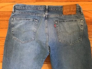 Levi's Lot 502 Premium Jeans 33x34 (ACTUSL 34x30)Blue Jeans Big E Red Tab #348 - Picture 1 of 10