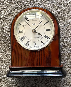 Stiffel Westminster Glockenspiel, Holzfurnier Kaminuhr glänzende Oberfläche - Bild 1 von 3