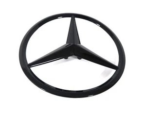 For W117 CLA Mercedes AMG CLA250 GLOSS BLACK Star Emblem Rear Trunk Lid Badge - Bild 1 von 7