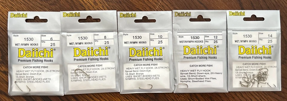 Daiichi 1530 - Heavy Wet Fly Hook - Image 1 of 1