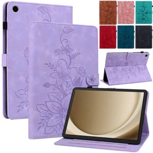Leder Schutzhülle für Samsung Galaxy Tab A9 A9+ A8 S7 S8 S9 FE S10 Stand Cover - Picture 1 of 59