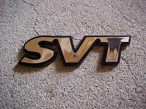 FORD MUSTANG COBRA R SHELBY ROUSH GT LX SSP CONTOUR LIGHTNING RAPTOR SVT EMBLEM - Picture 1 of 2