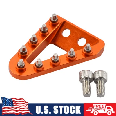 Placa de punta de pedal de freno trasero NICECNC para KTM 250 350 450 SX XCSXF XCF 2017-2025 Foto 1 de 4