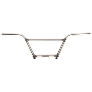 S&M BIKES CRUISER BMX BARS 7 INCH GLOSS CLEAR RAW 7" 4 PIECE BAR HANDLEBARS   - Picture 1 of 1