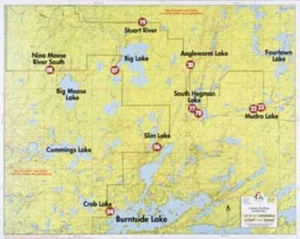 CUMMINGS LAKE, BIG MOOSE LAKE, FOURTOWN LAKE - Imagen 1 de 1
