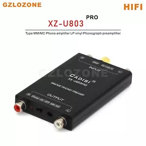 Preamplificador fonógrafo de vinilo LP XZ-U803 Pro HIFI tipo MM/MC - Imagen 1 de 3