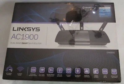 Linksys - AC1900 Dual Band Smart Wi-Fi Router - Sealed in Box - Image 1 of 4
