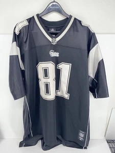 Randy Moss Jersey 2XL New England Patriots NFL Black Rare Stitched **READ** - Picture 1 of 15
