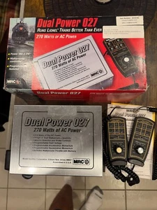 MRC TRANSFORMER- DUAL POWER O-SCALE W/ 2 REMOTES - BOXED - Picture 1 of 10