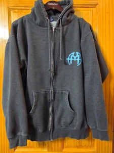 Umphrey’s McGee Hoodie 2 Sided Full Zip Mens Large Gray Jacket - Picture 1 of 10