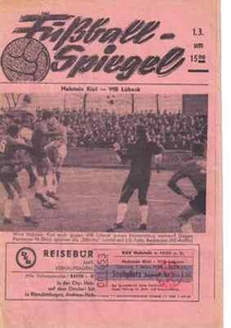 Quaderno programma calcio 63/64 RL Holstein Kiel - VfB Lubecca + biglietto - Foto 1 di 1