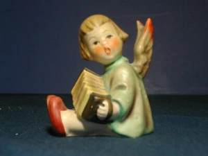 Hummel Figurine Christmas Angel playing concertina 2" High W Germany - Picture 1 of 3