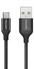 NEW - TeckNet USB-C TO USB-A 3 FAST CHARGING & DATA TRANSFER CABLE BLACK - 1 mtr