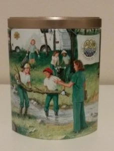 Girl Scout "1970's Girl Scout Promise" Tin - Picture 1 of 8
