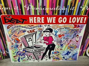 THE BEAT HERE WE GO LOVE Vintage Style Straßenschild 198 mm x 283 mm SKA - Bild 1 von 1