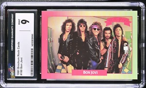 BON JOVI 1991 Brockum RockCards #190 MINT 9+ COUPONS + FREE SHIPPING! - Picture 1 of 3